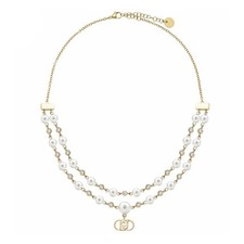Collana Donna LIU JO Luxury LJ3169 Acciaio Inossidabile Gold Dorato Perle