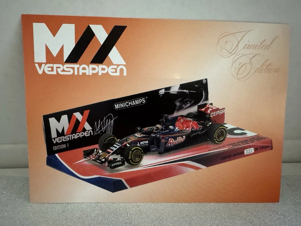 Max Verstappen SIGNED 2015 Toro Rosso 1:43 Australian GP #460/750 With COA - Image 2 of 4
