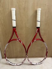 Bridgestone XBLADE Tennis Racket Set of 2 Red L3 Grip 290g