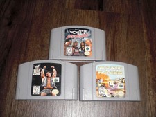 Star Wars Episode 1 Racer WWF War Zone WCW vs NWO Revenge Nintendo 64 N64 System