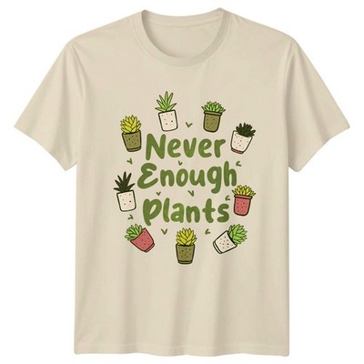 Never Enough Plants T-Shirt Sukkulente Zimmerpflanze Geburtstag Geschenk für Sie und Ihn