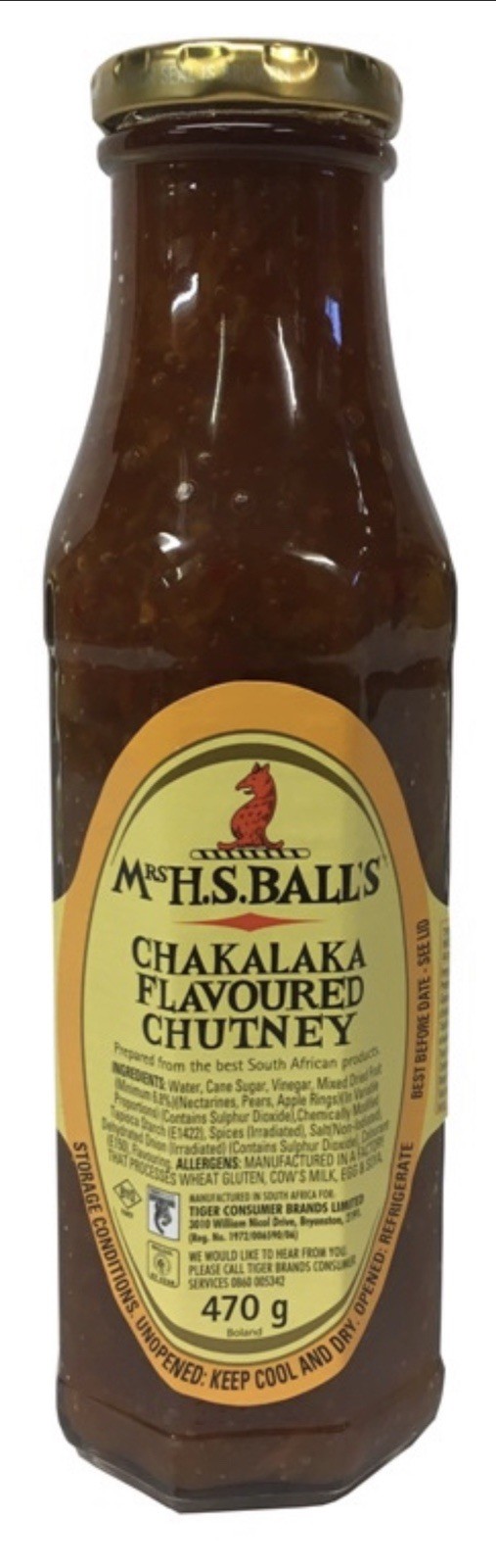 Mrs Ball's Chakalaka Flavoured Chutney (470g) x 2