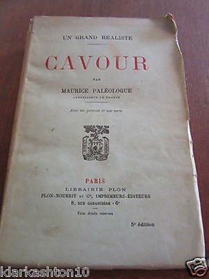 Maurice Paléologue: Cavour/ Plon