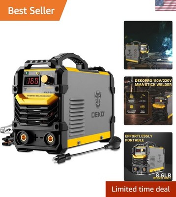 110/220V MMA Welder,160A ARC Welder Machine IGBT Digital Display LCD Hot Star...