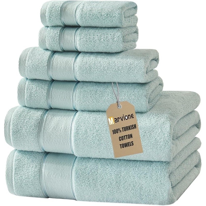 Set Soft Absorbent Turkish Cotton Spa Towels New