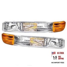 N P Front Parking Light Turn Signal Lamp Assembly Set for 99-02 Silverado 00