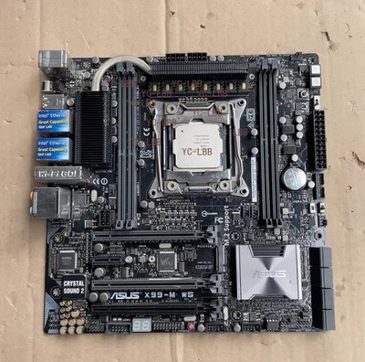 For ASUS X99-M WS Motherboard LGA2011 DDR4 1×M.2 8×SATA III Micro ATX Mainboard