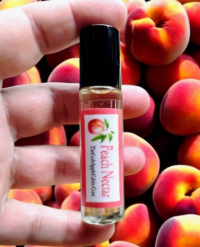 Olio Profumato Roll-on Non Tagliato Nettare di Pesca Fatto a Mano 10 ML - Foto 2 di 8