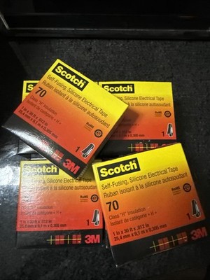 10 boxes of 3M Scotch 70 Self-Fusing Silicone Electrical Tape 1 in x 30' new