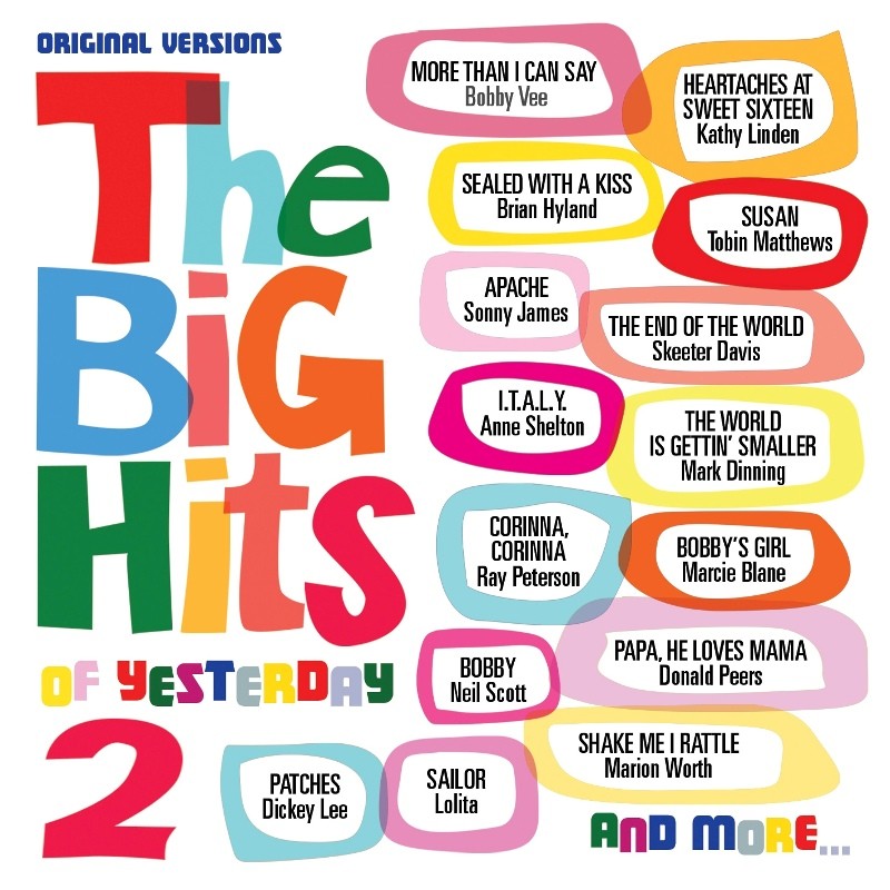 Various Artists Big Hits of Yesterday Vol. 2 CD NEW