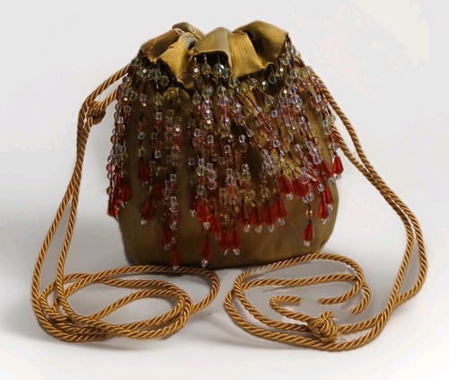 Exquisite Potli Bags Unique Ethnic Handbag Elegant Style Beaded Embroidered EUC - Picture 2 of 10