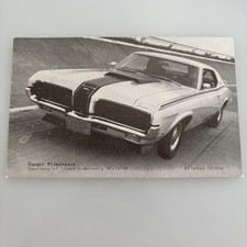VTG Cougar Eliminator Lincoln Picture Card Made In USA 3.5x5.5 B&W