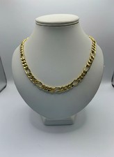 Collana a maglia Figaro in Argento 925 placcato Oro Giallo – Eleganza classica