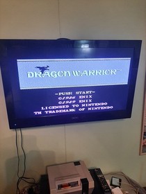 DRAGON WARRIOR w/box & manual for Nintendo NES  - ALL NEAR-MINT! - Works GREAT!