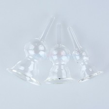 3 Pieces Breast Glass Cup Replacement Cup For Vacuum Breast Enlargement Machine