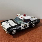Vintage Tin Toy BANDAI Buick Riviera Police Highway Patrol Car Battery OP Japan