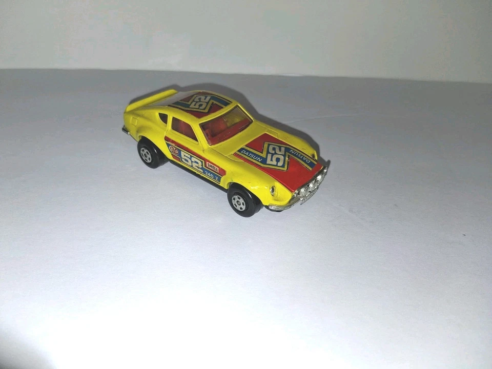 Coche de rally Lesney vintage 1:43 Matchbox Speed Kings 1974 Datsun 240z hecho en Inglaterra Foto 2 de 4