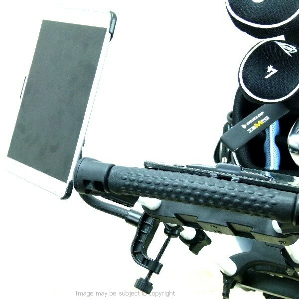 Dedicated Golf Trolley / Cart Holder Flexi Clamp Mount for Apple iPad