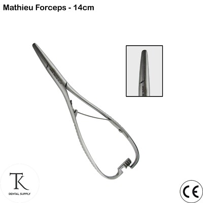 Kieferorthopädie Handzubehör Ligatzange Nadelhalter Mathieu Pinzette 14 cm