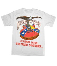 Lynyrd Skynyrd Retro Tribute Tour 1987 10 Year Later The Music Continues T-Shirt