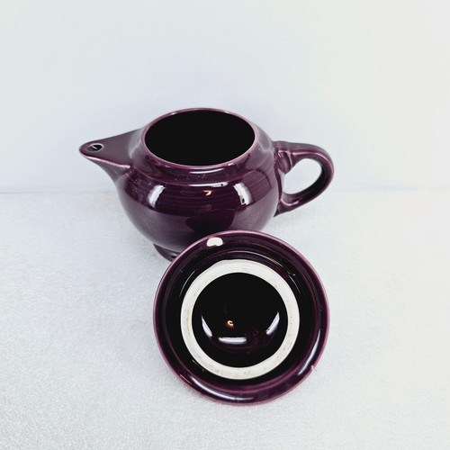 FIESTA WARE SMALL 2 CUP TEAPOT TEA POT heather purple - Picture 3 of 4