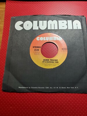 Janie Fricke - I'll Need Someone To Hold Me When I Cry / It's Raining Too-VG++