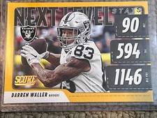 2020 Panini Score Next Level Stats Gold Parallel #NLS-DW Darren Waller