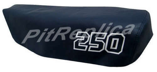 Kawasaki KLR250 Seat Saddle Cover – Fits 1983-1986 C1/C2/D2/D3 – PVC Black – Pit-Replica – Made In Thailand