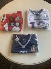 RARE All Three Authentic NIKE Brand New TOM BRADY Super Bowl Jerseys Men’s XXL