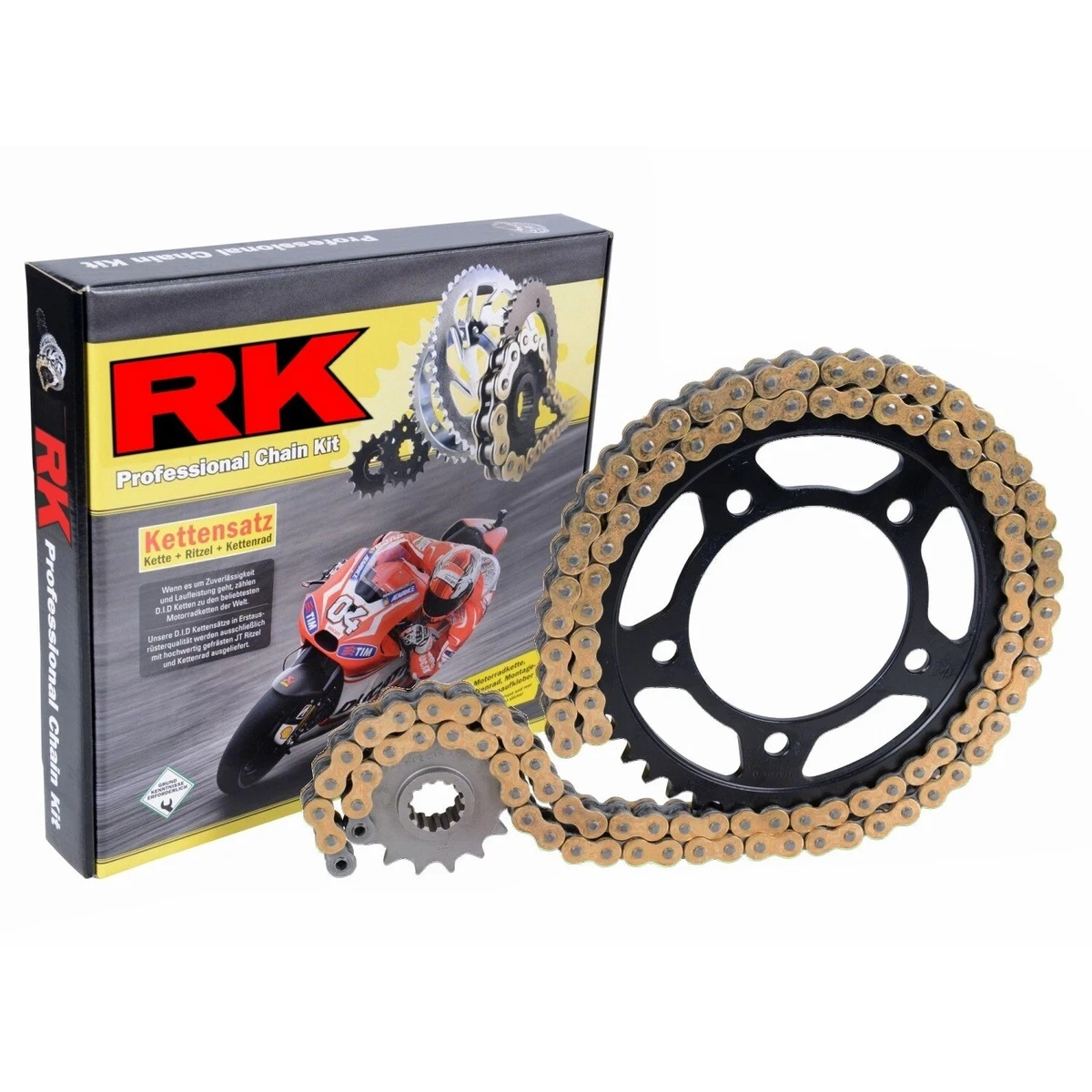 Set Transmission Chain RK 525XSO Gor For Benelli Bn 302 S 300 2020 2021