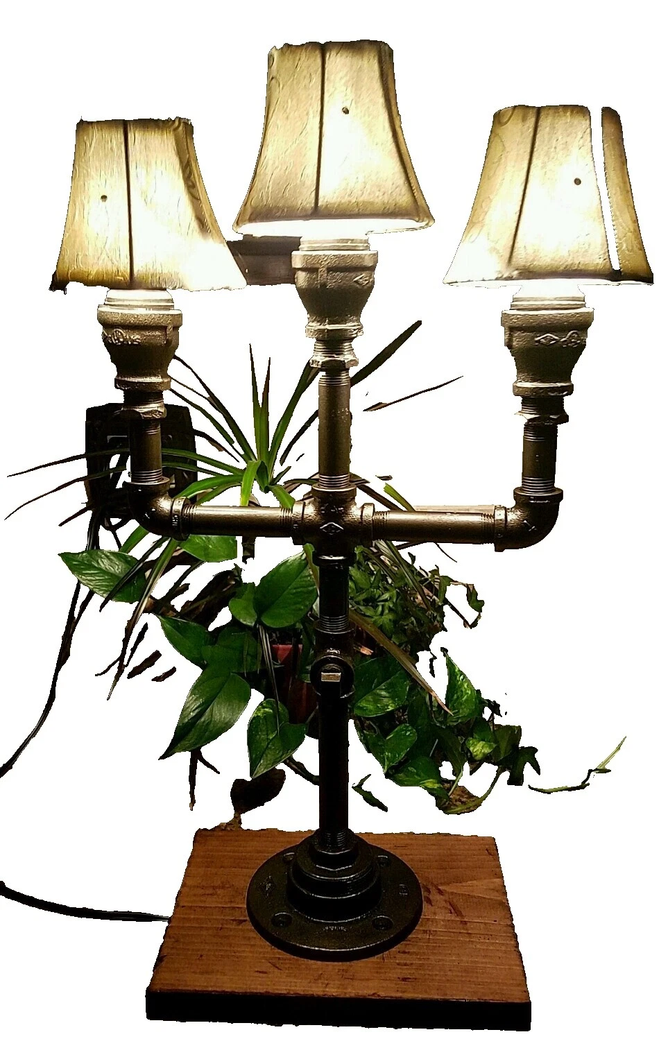 Lámparas victoriano hierro fundido