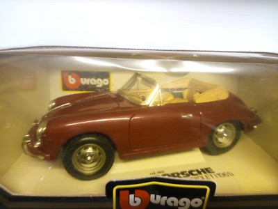 BBURAGO BURAGO 1/18 PORSCHE 356 B CABRIOLET '61 BOXED | eBay