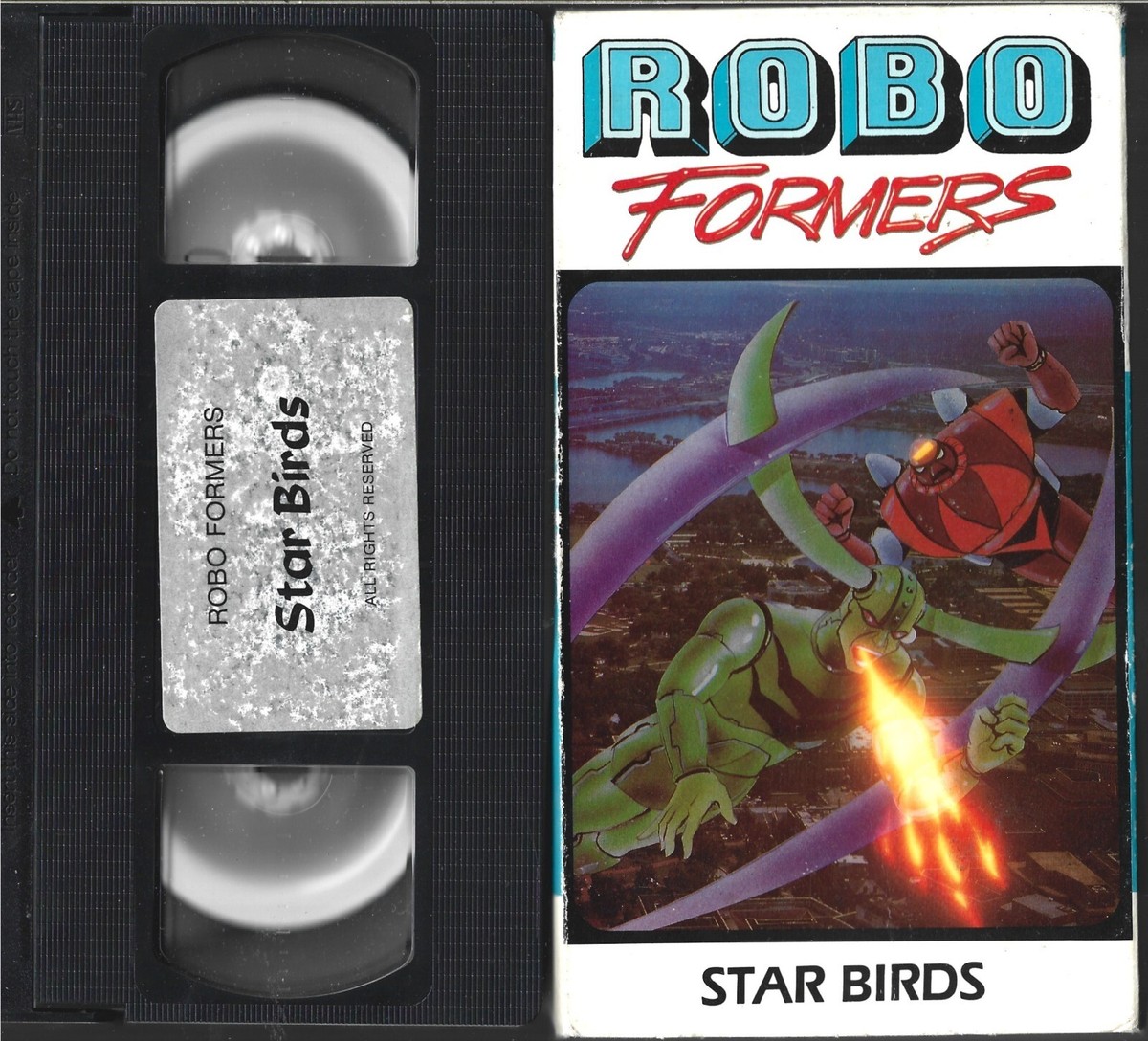 ROBO FORMERS STAR BIRDS BIRDS OF PREY VHS VIDEO TAPE (1990