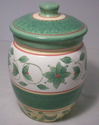 Pfaltzgraff FRENCH QUARTER : Medium Floral Canister w. Gasketed Lid: VGC: NR - Picture 4 of 8