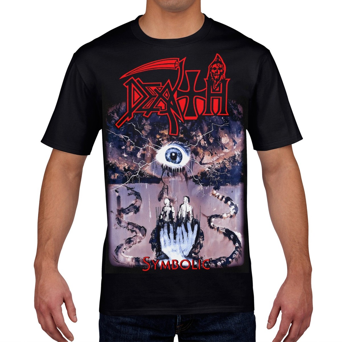 Death Symbolic (1995) Black T-Shirt. Technical Progressive