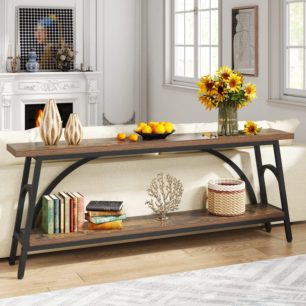 Storage Entryway Console Table