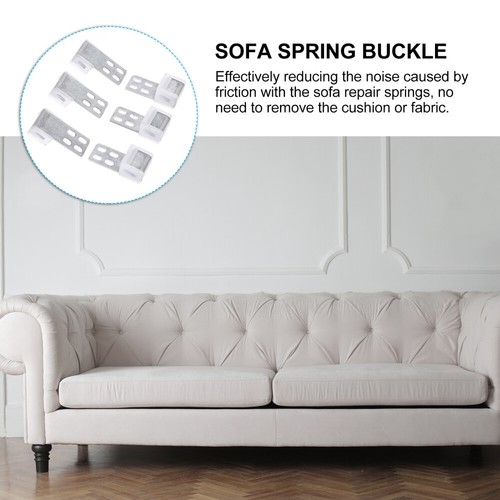 20 Pcs Buckle Clips Repair Parts Sofa Cushion Spring Clamp Couch - Picture 5 of 11