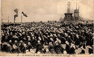 Old postcard La Pointe du RAZ - Pardon de N.-D. des Naufrages (384365)