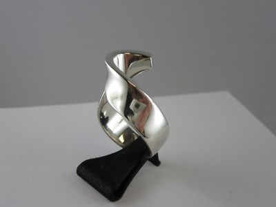 E97    Designer Joachim S`Paliu Ring  Vintage Spain Modernist 925 SILBER  