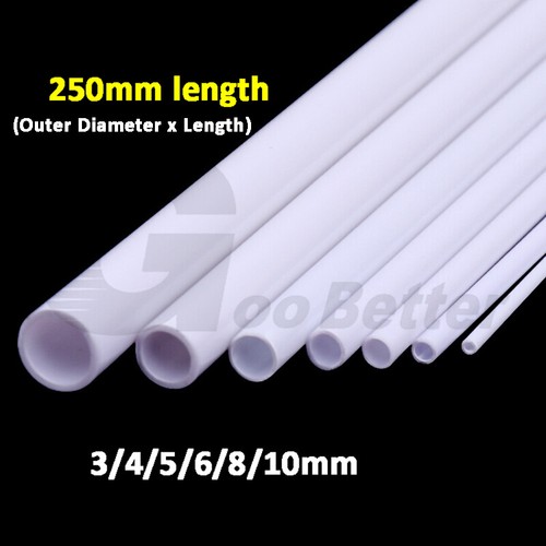 ABS Rund Hohl Vierkant Stab Rohr Styrol Kunststoff Rohr DIY Modellbau Basteln 250mm - Bild 12 von 18