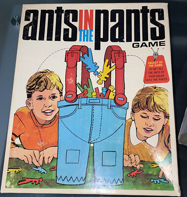Vintage Ants in the Pants Game Schaper 1969 Missing 1 Blue Ant