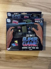 SuperGame 23 in 1 Game On The Go Portable Gaming Console 23 Fun Games Brand New