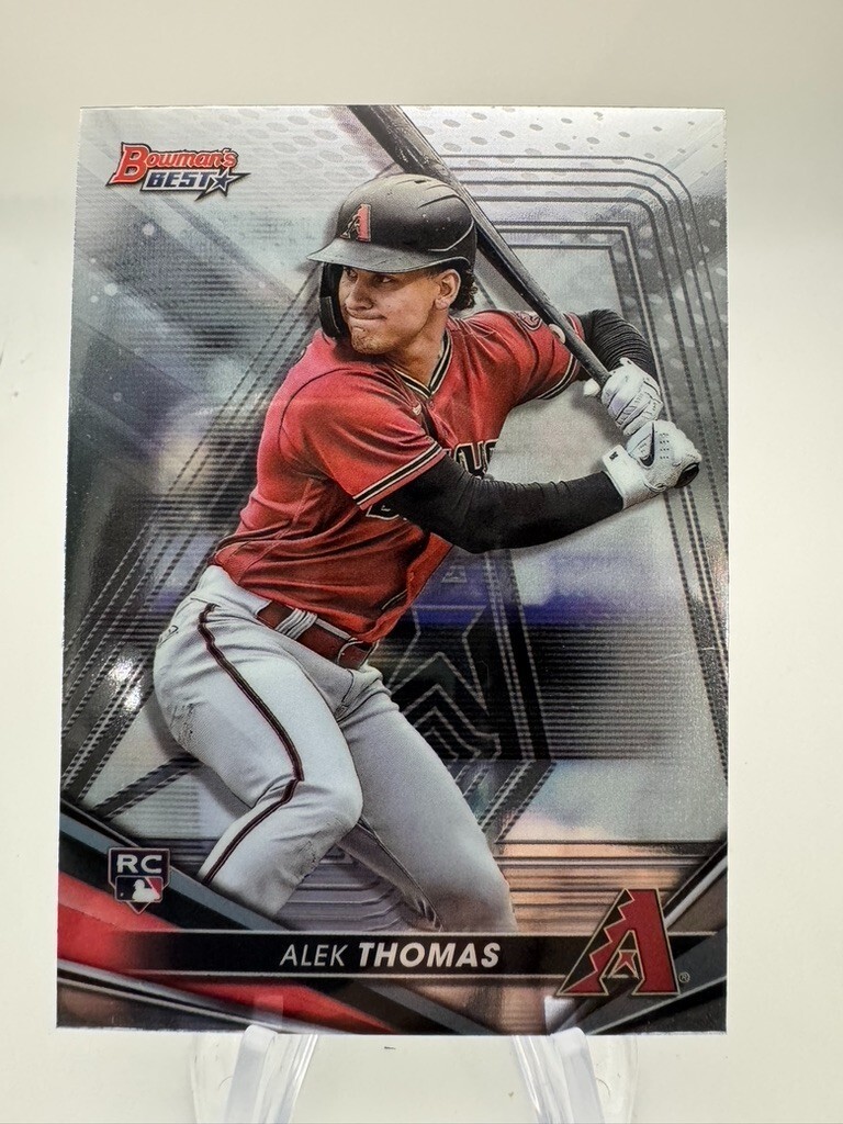 2022 BOWMAN'S BEST REFRACTOR #22 ALEK THOMAS ROOKIE RC DIAMONDBACKS