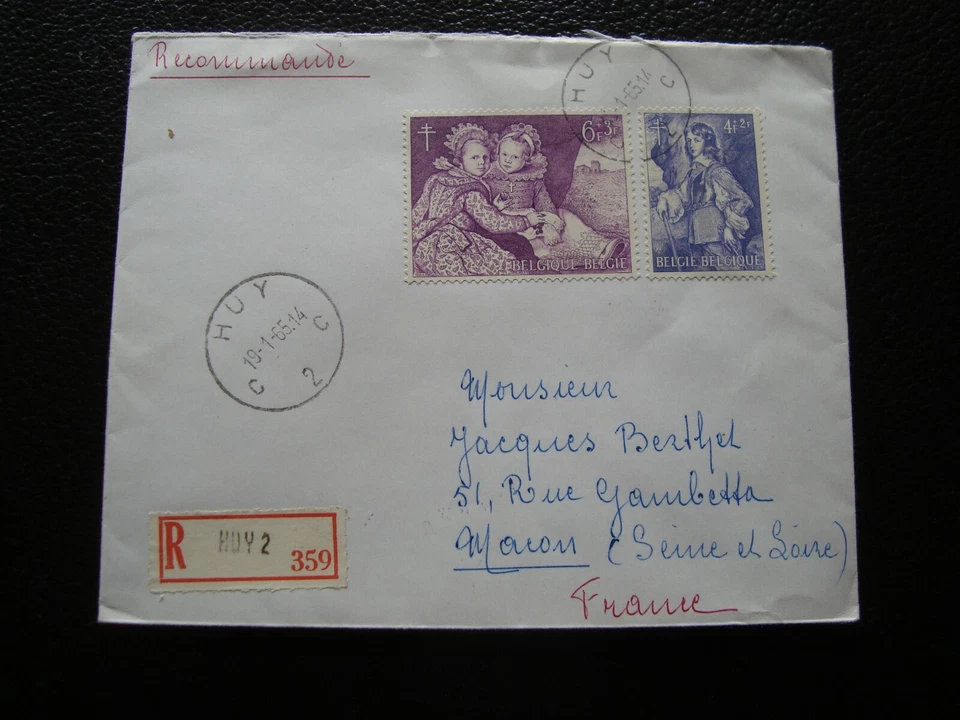 BELGIQUE - enveloppe 1965 (CY59) - Photo 1/1
