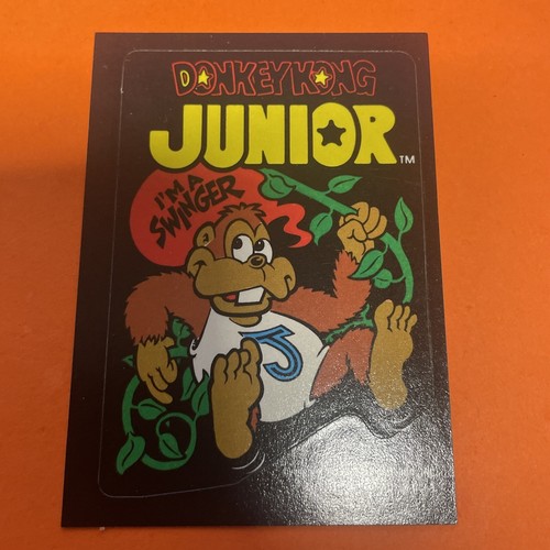 Donkey Kong / Mario Vintage Nintendo 1982 Topps Stickers lot of 9 set3 - Picture 8 of 21