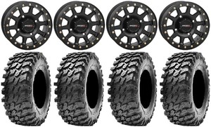 System 3 Sb 3 Black 14 Wheels 32 Rampage Tires Honda Pioneer 1000 Talon Ebay