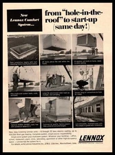 1967 Lennox Marshalltown Iowa Comfort Systems Power Saver Air Condition Print Ad