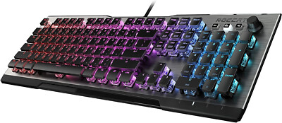 ROCCAT Vulcan 100 AIMO Mechanische PC-Gaming-Tastatur, RGB-Beleuchtung, in Grau