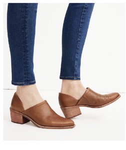 saddle leather booties