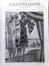 L'Illustrazione Italiana 18 August 1929 Villeggiature Venete D'Annunzio Versilia